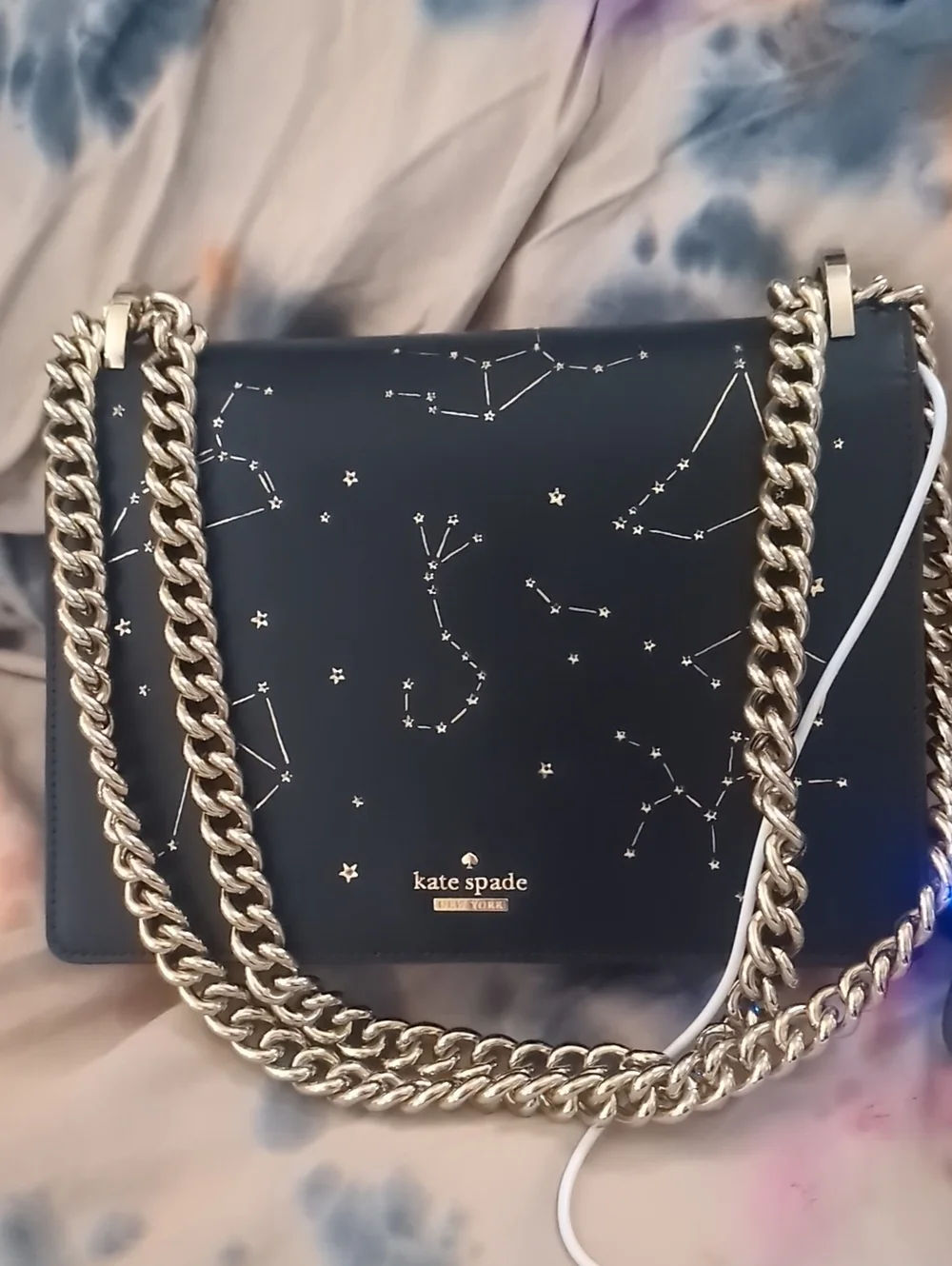 Kate Spade Star Bright Constellation Marci Written Stars Light Up RARE Gorgeous